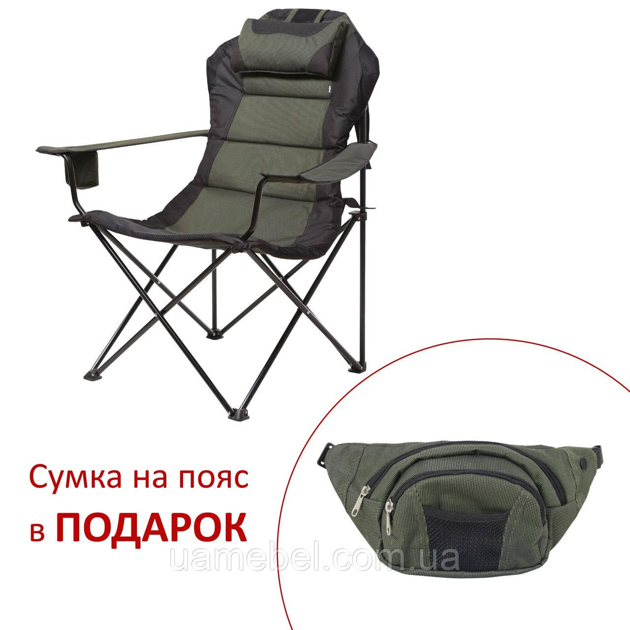 Крісло "Майстер короп" d 16 мм Зелений Меланж