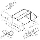 Експозитор для підлогових покриттів NP1 повний, стенд для ламінату 2700х2795 мм, стелаж під ламінат, експозитор для ламінтау, фото 2