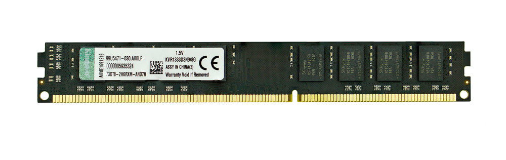 Оперативная память DDR3-1333 8Gb PC3-10600 1.5v KVR1333D3N9/8G 8192MB black - фото 2 - id-p2121203373