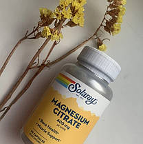 Магній цитрат Solaray Magnesium Citrate 400 mg 90 veg caps, фото 4