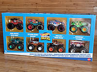 Набор из 8 машинок Хот Вилс Hot Wheels Monster Trucks 1:64 (HGX21)