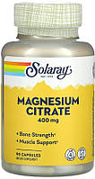 Магний цитрат Solaray Magnesium Citrate 400 mg 90 вег капсул