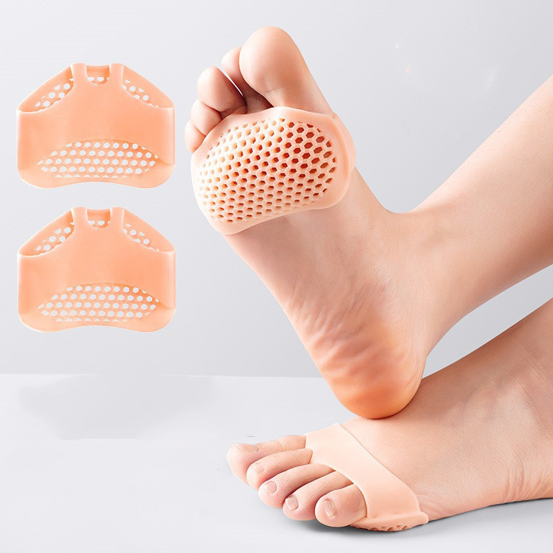 Ортопедичні подушки під плюсну бежеві. Захисна вставка під плюсну тілесного кольору. Бандаж під плюсну, фото 1