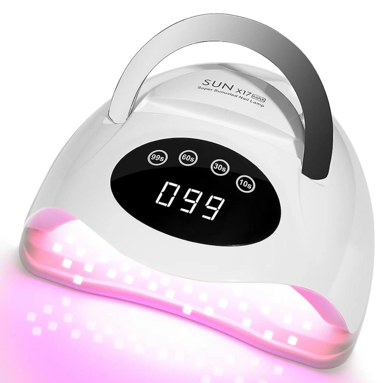 Професійна лампа UV/LED Sun X17 Max для сушіння гель-лаку, 320 Вт.