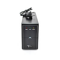 ИБП Ritar E-RTM600 (360W) ELF-L, LED, AVR, 2st, 2xSCHUKO socket, 1x12V7Ah, металлический Case Q4 (365*130*210)