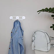 Металева настінна вішалка Orbis (біла), фото 5