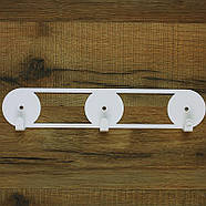 Металева настінна вішалка Orbis (біла), фото 2