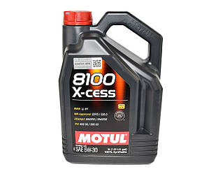 Моторна олива Motul 8100 X-cess 5W-30, 5 л. - ACEA A3/B4 / API CF, SL