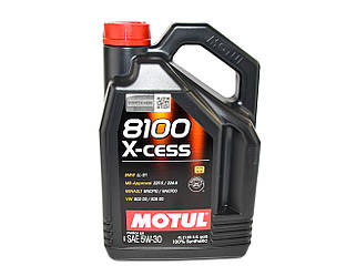 Моторна олива Motul 8100 X-cess 5W-30, 4 л. - ACEA A3/B4 / API CF, SL