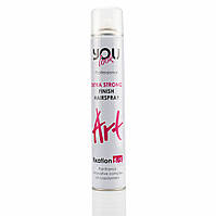 Лак для волос Сильная фиксация, Professional Art Extra Strong Finish Hairspray, You Look, 500 мл