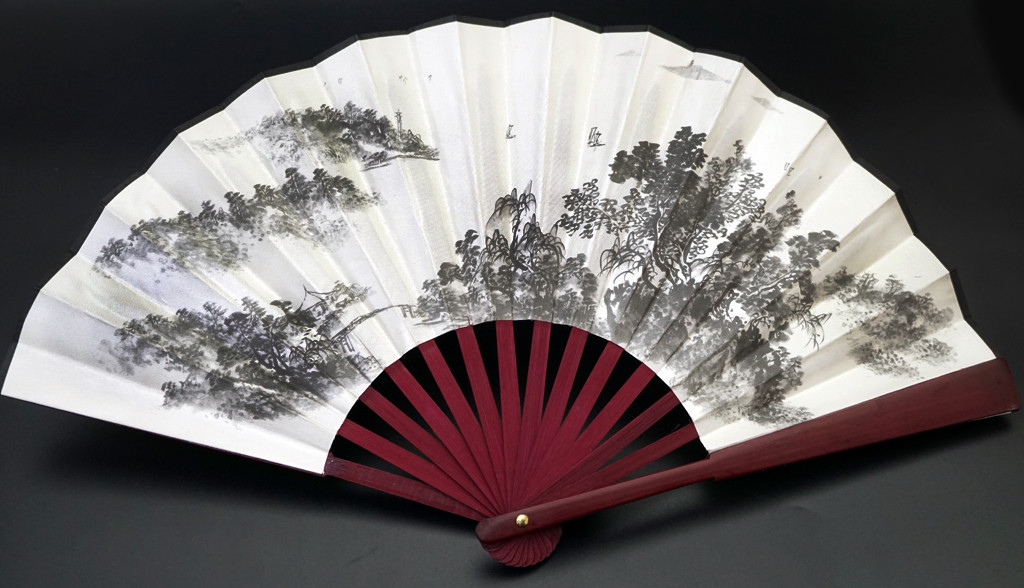 Віяло Біле No6