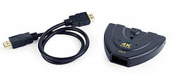 Перемикач HDMI сигналу Cablexpert DSW-HDMI-35, на 3 порти HDMI v. 1.4
