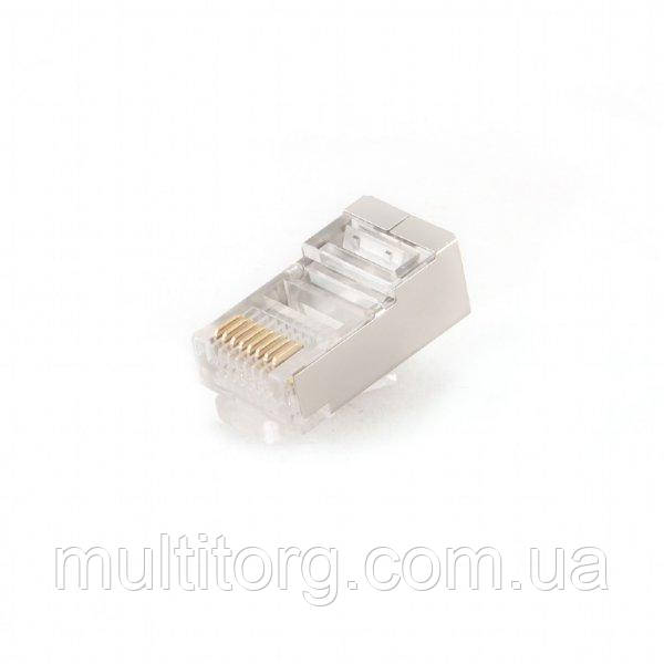 Конектор Cablexpert PLUG6SP/50, 8P8C, позолочені конткати, 50од.