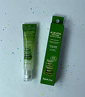 Сироватка для очей з алое вера Farm Stay Aloevera Soothing Rolling Eye Serum 25 мл