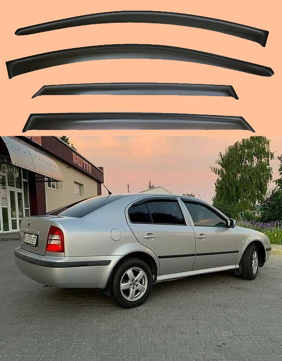 Вітровики Skoda Octavia I, Tour седан 1996-2010 (скотч) VIP Китай