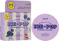 Гидрогелевые патчи Koelf с черникой и сливками Blueberry & Cream Ice-pop Hydrogel Eye Mask 60шт