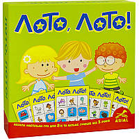 Детская настольная игра ЛОТО, ЛОТО! Arial 910374 на укр. языке от PolinaToys