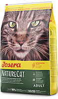 Сухой корм Josera NatureCat беззерновой корм для кошек с чувствительным пищеварением и котят от 6 мес., 10 кг