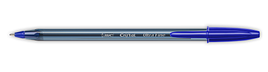 Ручка кулькова BIC Cristal Exact Крістал Екзект 0,7 мм синя корпус прозорий пластик