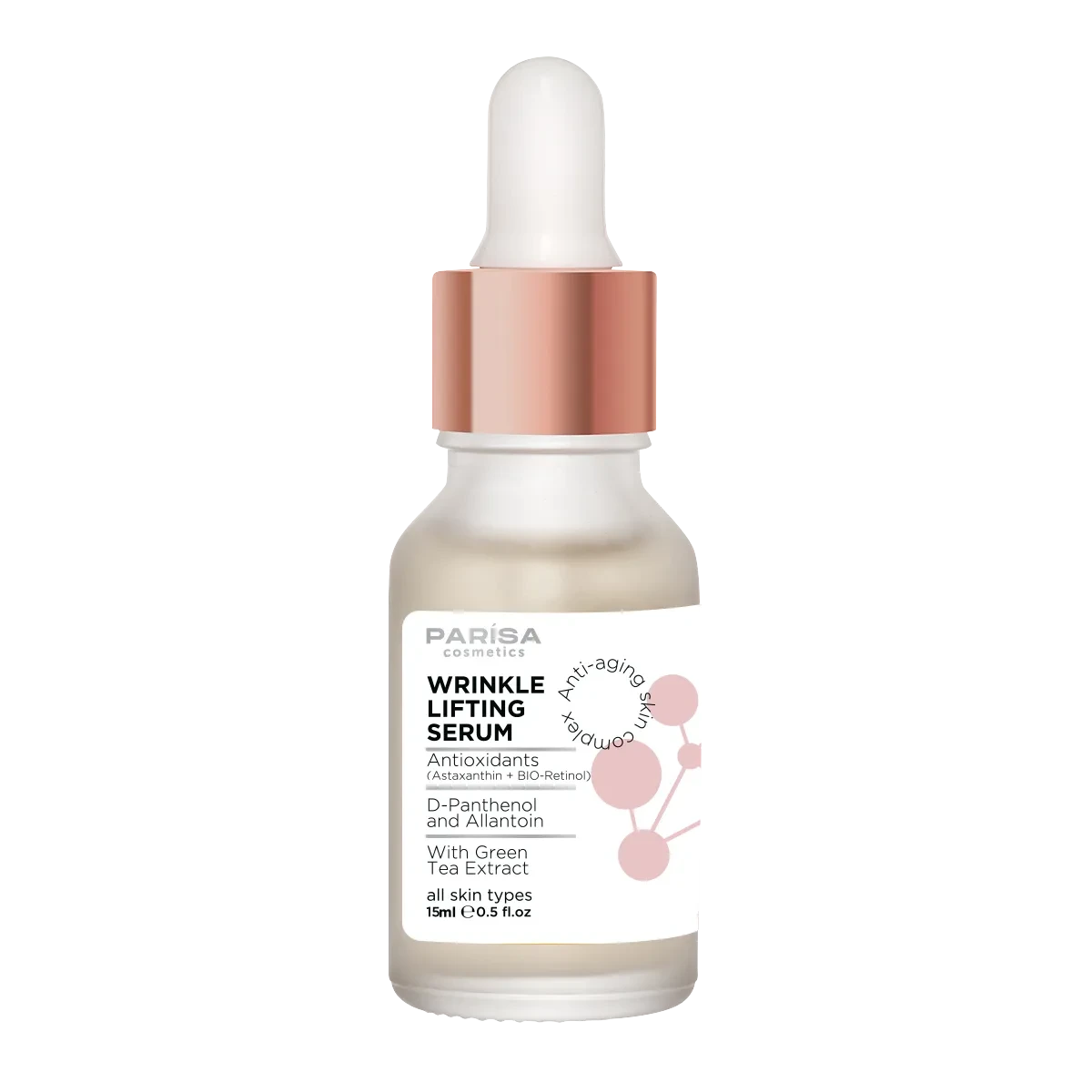 Сироватка антивікова з ліфтинг ефектом WRINKLE LIFTING SERUM Parisa Cosmetics SE-05, фото 1