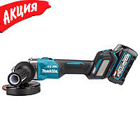 Угловая шлифмашинка Makita GA023GM201 аккумуляторная болгарка для дома и работы 125 мм 2 аккумулятора