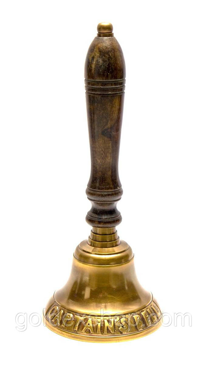 Дзвін капітанський бронзовий (32,5х10х10 см) (Antic)