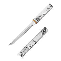 Нож с фиксированным лезвием с крышкой, японский стиль ножны универсальный 11см