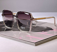 Стильные фиолетовые очки диор от солнца роскошный летний аксессуар с защитой для глаз UV 400