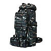Рюкзак тактичний 80 л (80x22x39 см) + Підсумок, Світлий камуфляж / Туристичний похідний рюкзак, фото 2