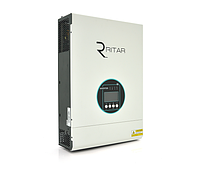Гибридный инвертор RITAR RTSVMH-MPPT-5048, 5000W, 48V, 160-275V, MPPT (80А, 120-430 Vdc)