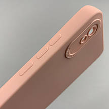 Чохол для Xiaomi Redmi 9A чохол однотонний із захистом камери на телефон сяомі редмі 9а бежевий s2l, фото 4