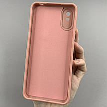 Чохол для Xiaomi Redmi 9A чохол однотонний із захистом камери на телефон сяомі редмі 9а бежевий s2l, фото 3