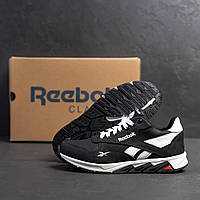 Подростковые стильные кроссовки Reebok для мальчиков, кожаные демисезонные кроссовки Рибок для мальчика