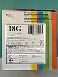 Катетер внутрішньовенний розмір 18G УНОФЛОН з ін’єкційним портом та крильцями торгової марки IGAR, фото 3