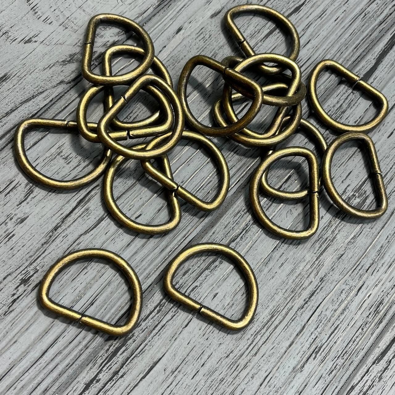 Напівкільце сталеве 20 х 3.9 мм Антік