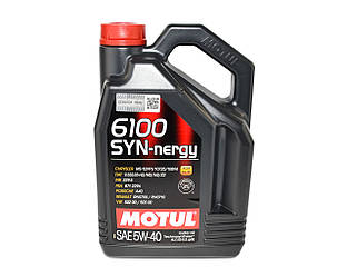 Моторна олива Motul 6100 Syn-nergy 5W-40, 4 л. - ACEA A3/B4 / API SN