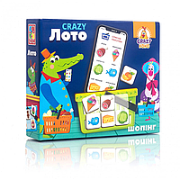 Детская настольная игра "Crazy Лото" VT8055-09 на укр. языке от PolinaToys