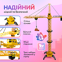 Підіймальний кран на радіокеруванні, акумулятори + батарейки, висота 128 см (MST-128), фото 5
