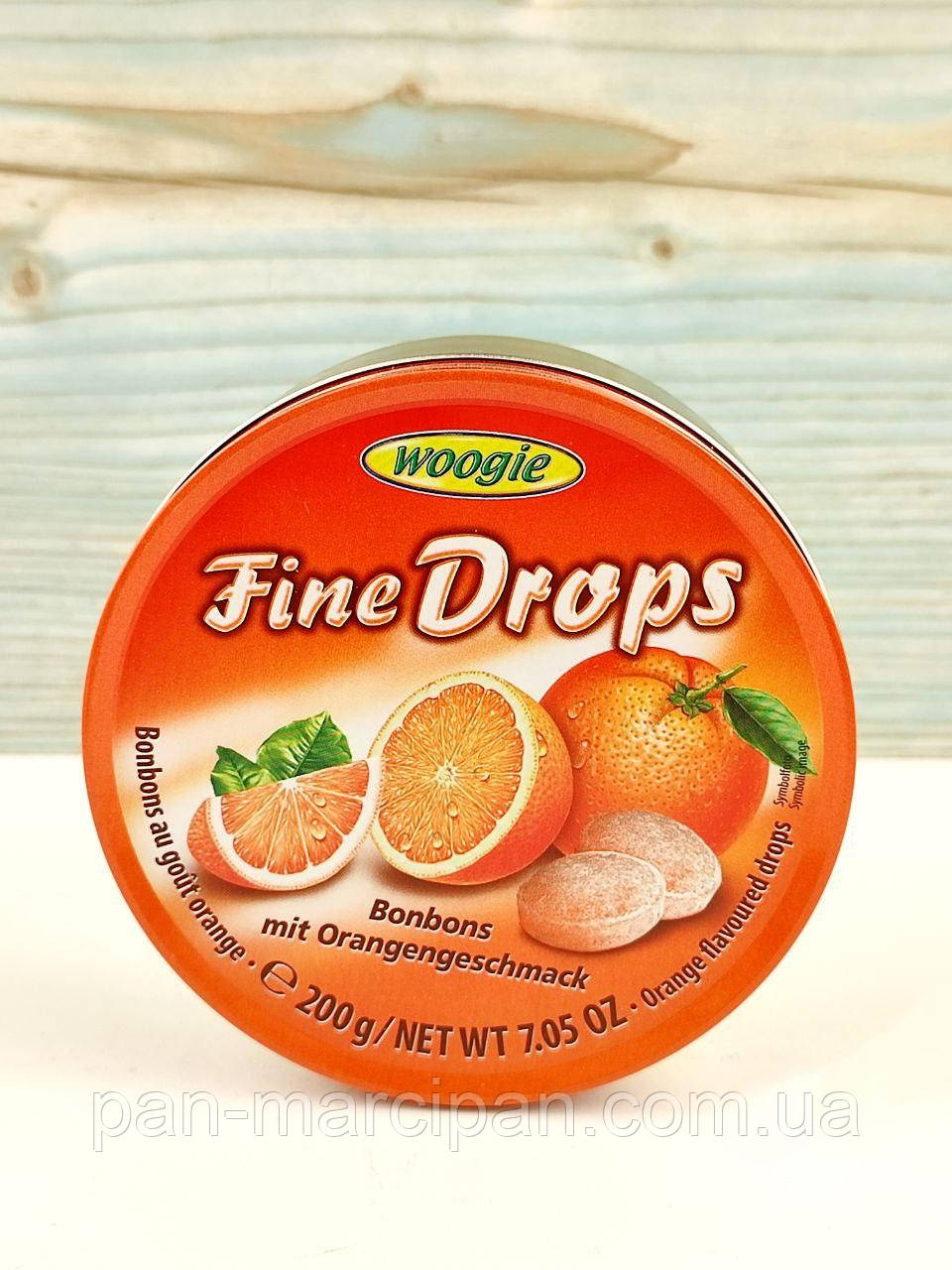 Драже Fine Drops апельсин 200 гр ж/б, фото 1