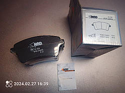 Гальмівні колодки передні на Nissan Kubstar. WVA 24693. NRD