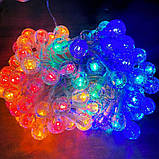 Світлодіодна гірлянда Smart 40 LED Outhome міцні скляні кульки, 6м, різнокольоровий колір (S4LDMCOTHM), фото 7