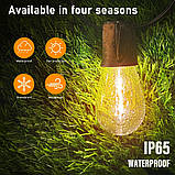 Світлодіодна гірлянда Smart Bulbs Outhome, водозахищена IP65, 20 кульок у формі груші, 7 м., Білий теплий (S1BLBOTHM7), фото 7