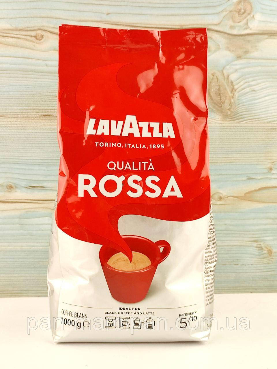 Кава зернова Lavazza Qualita Rossa 1кг Італія, фото 1