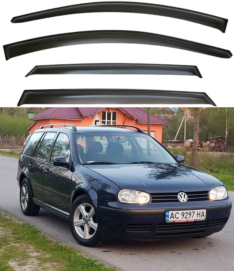 Вітровики Volkswagen Golf IV універсал 1997-2004 (скотч) VIP Китай