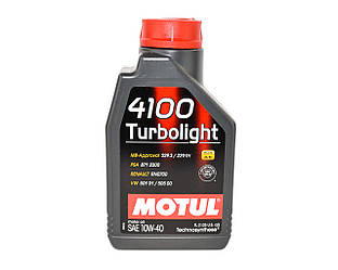 Моторна олива Motul 4100 Turbolight 10W-40, 1 л. - ACEA A3/B4 / API SN