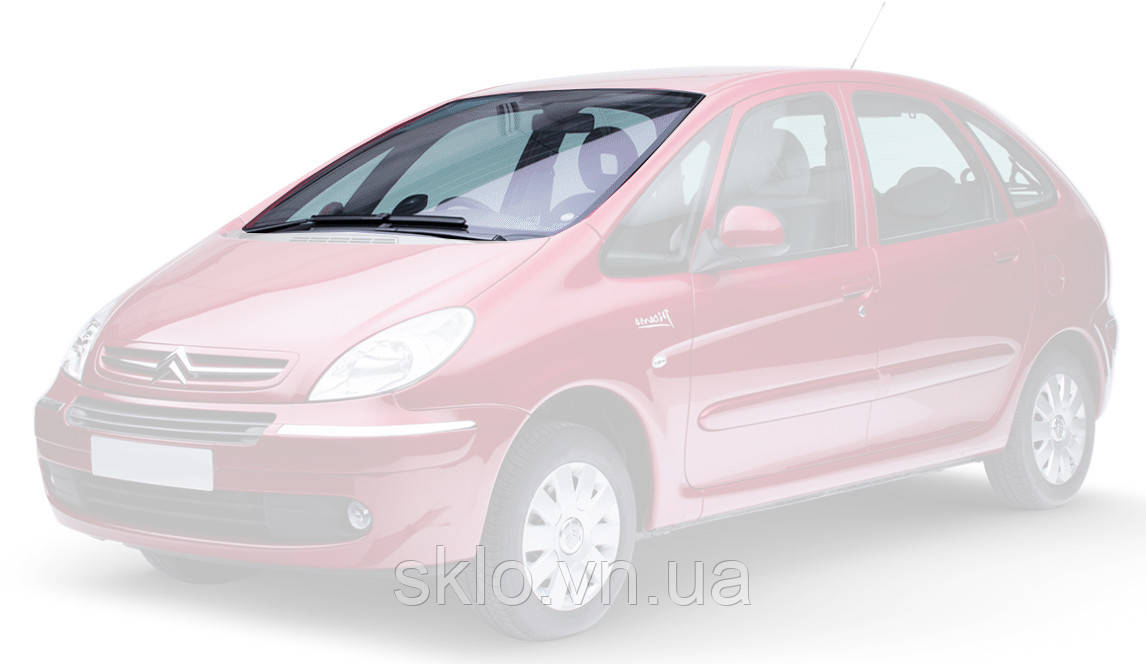 Лобове скло Citroen Xsara Picasso (1999-2008) Сітроен Ксара Пікассо з Датчиком дощу та світла