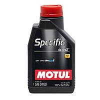 Масло моторное синтетическое 1л 5W-30 SPECIFIC Dexos 2 MOTUL (BYD Амулет) 102638-MOTUL