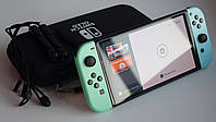 Портативная игровая приставка Nintendo Switch OLED HEG-001 64gb + СУМКА и РЕМЕШКИ, Отличное состояние