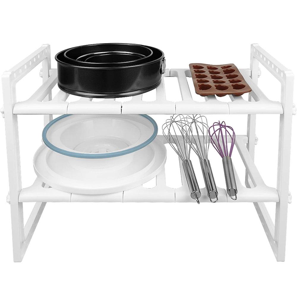 Кухонная полка для посуды 38-70 см, KITCHEN RACK / Регулируемая полка ...