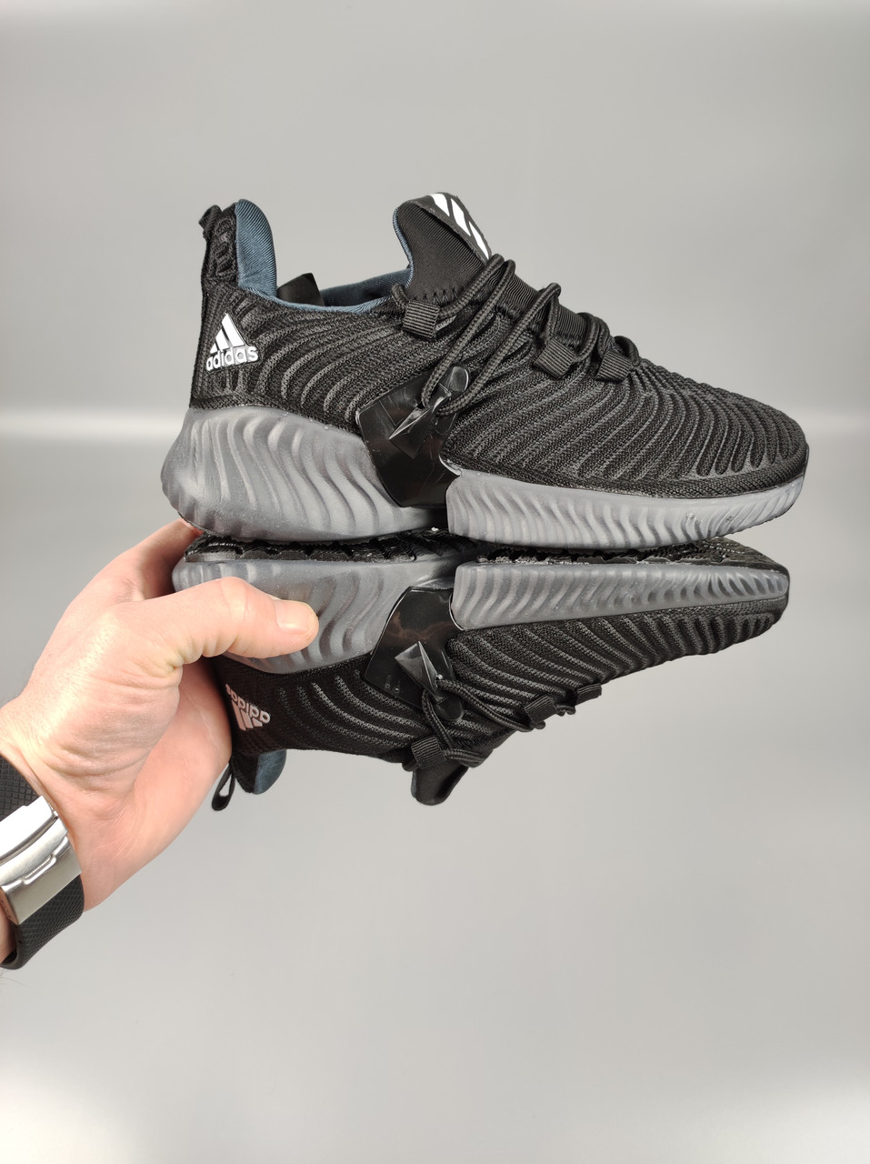 Кросівки жіночі підліткові Adidas Alphabounce Instinct Black